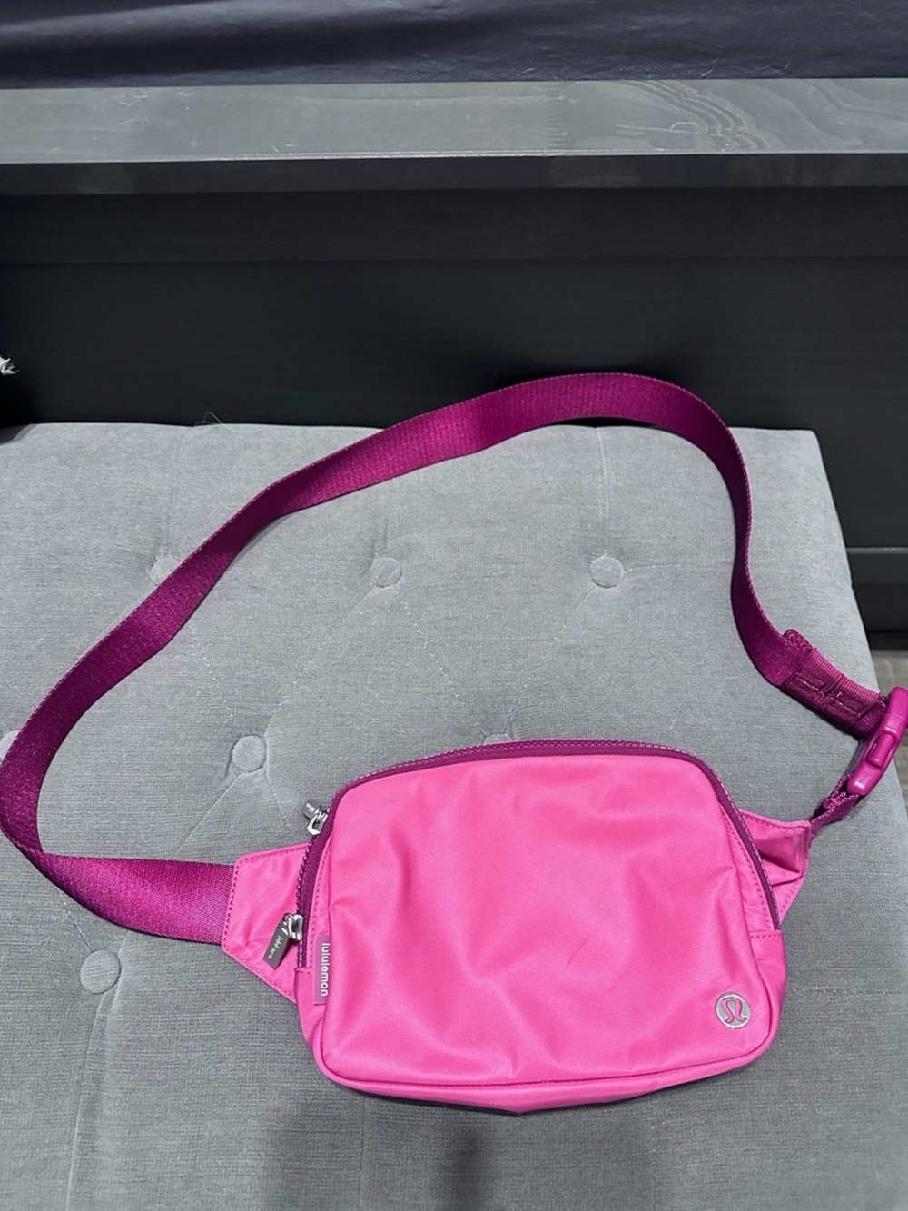 Lululemon Athletica Pink and Magenta Crossbody Sling Bag